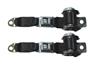 Starburst Buckle - Rear Retractable Seat Belts - Pair - OE Styled Direct Fit - 1974-1981 Camaro & Firebird 